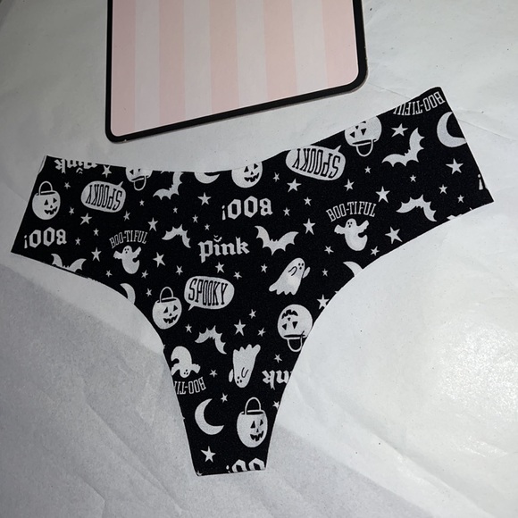 (M) Victoria’s Secret (PINK) Halloween THONG No Show Panty - Picture 2 of 11